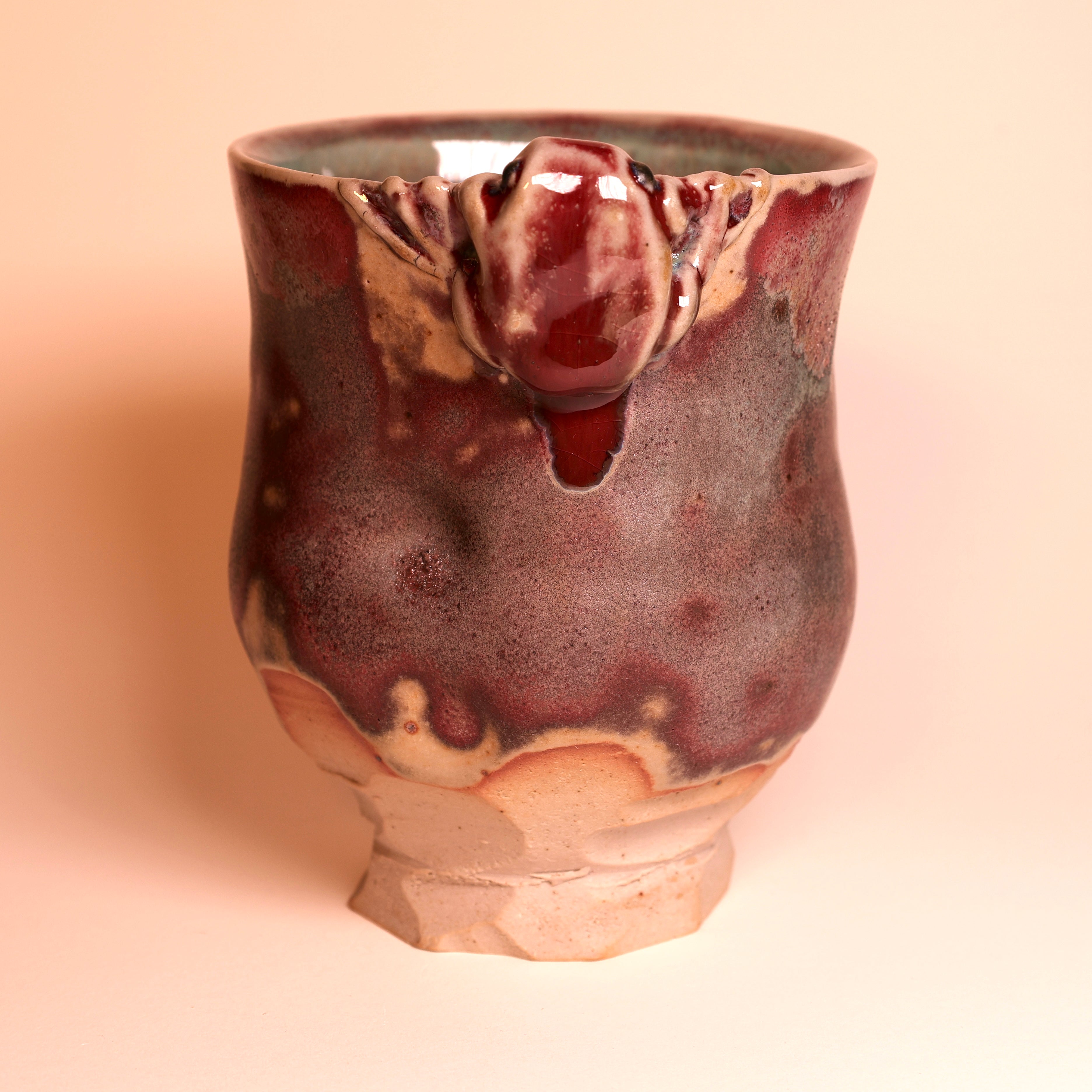 Tall Footed Frog Cup