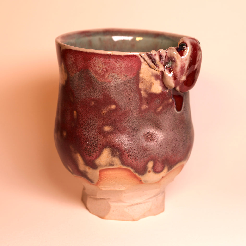 Tall Footed Frog Cup