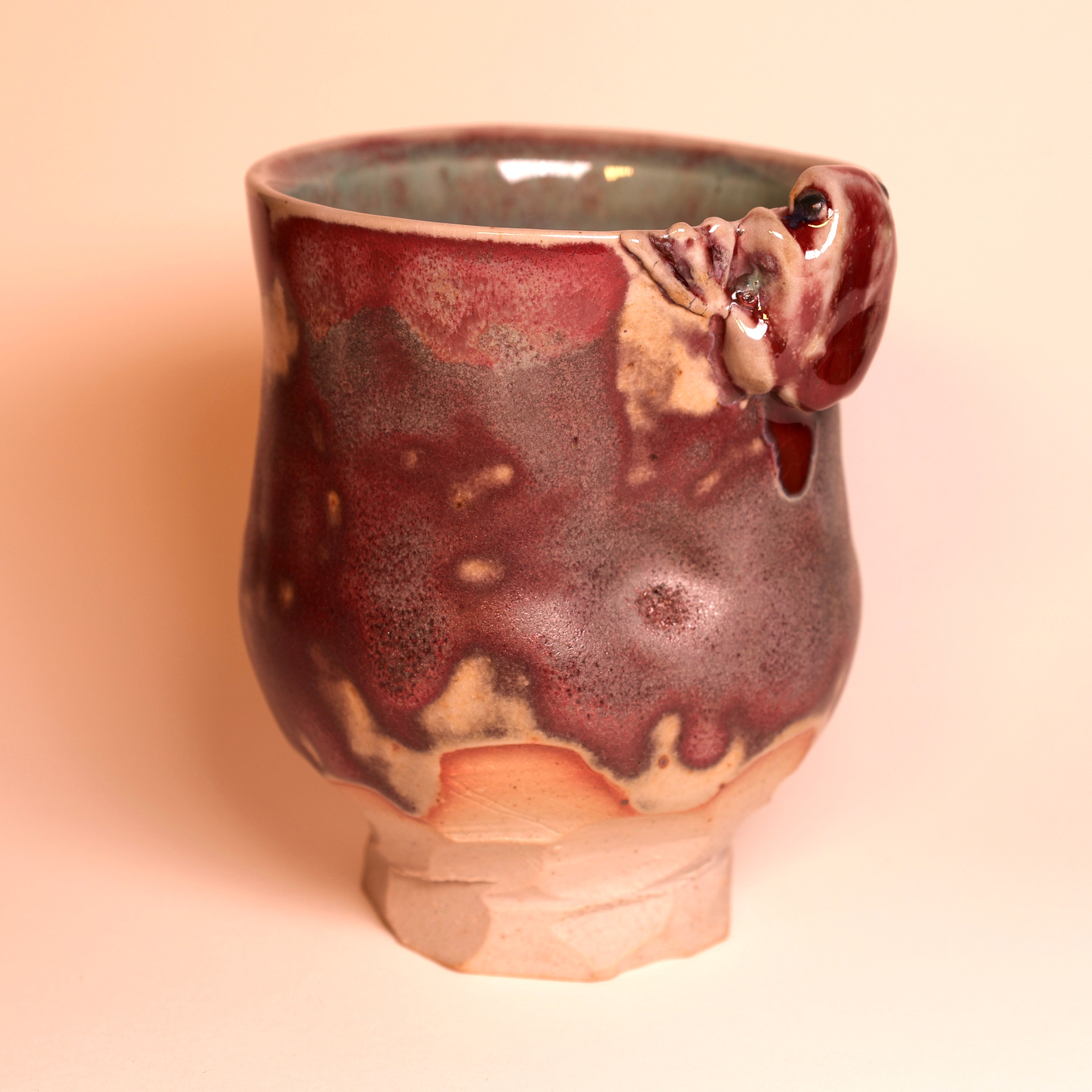 Tall Footed Frog Cup