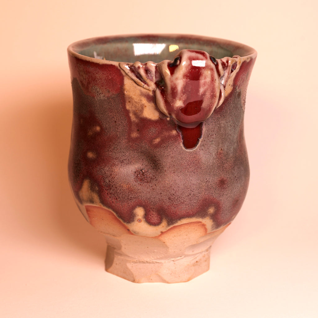 Tall Footed Frog Cup