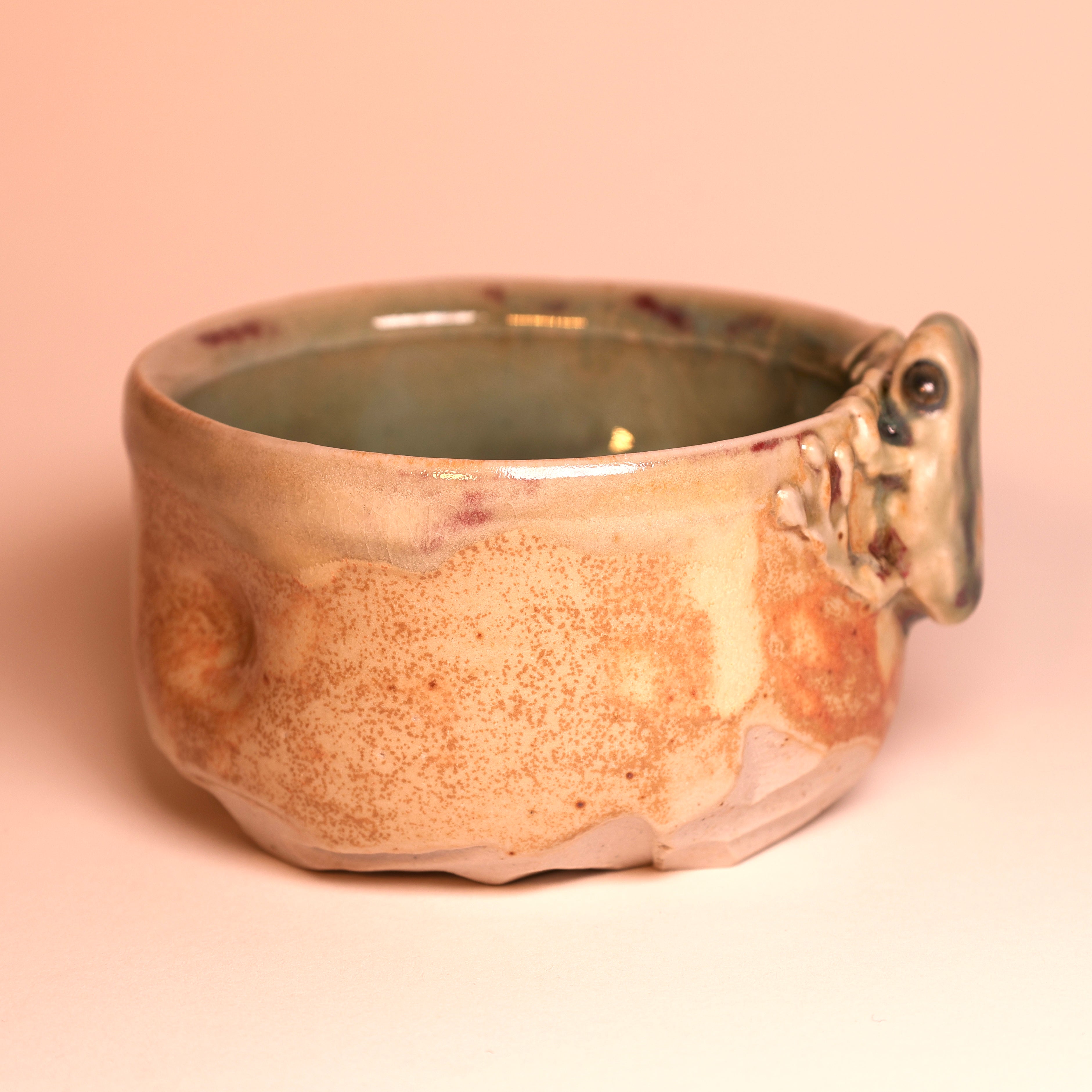 Mossy Frog Tea Cup