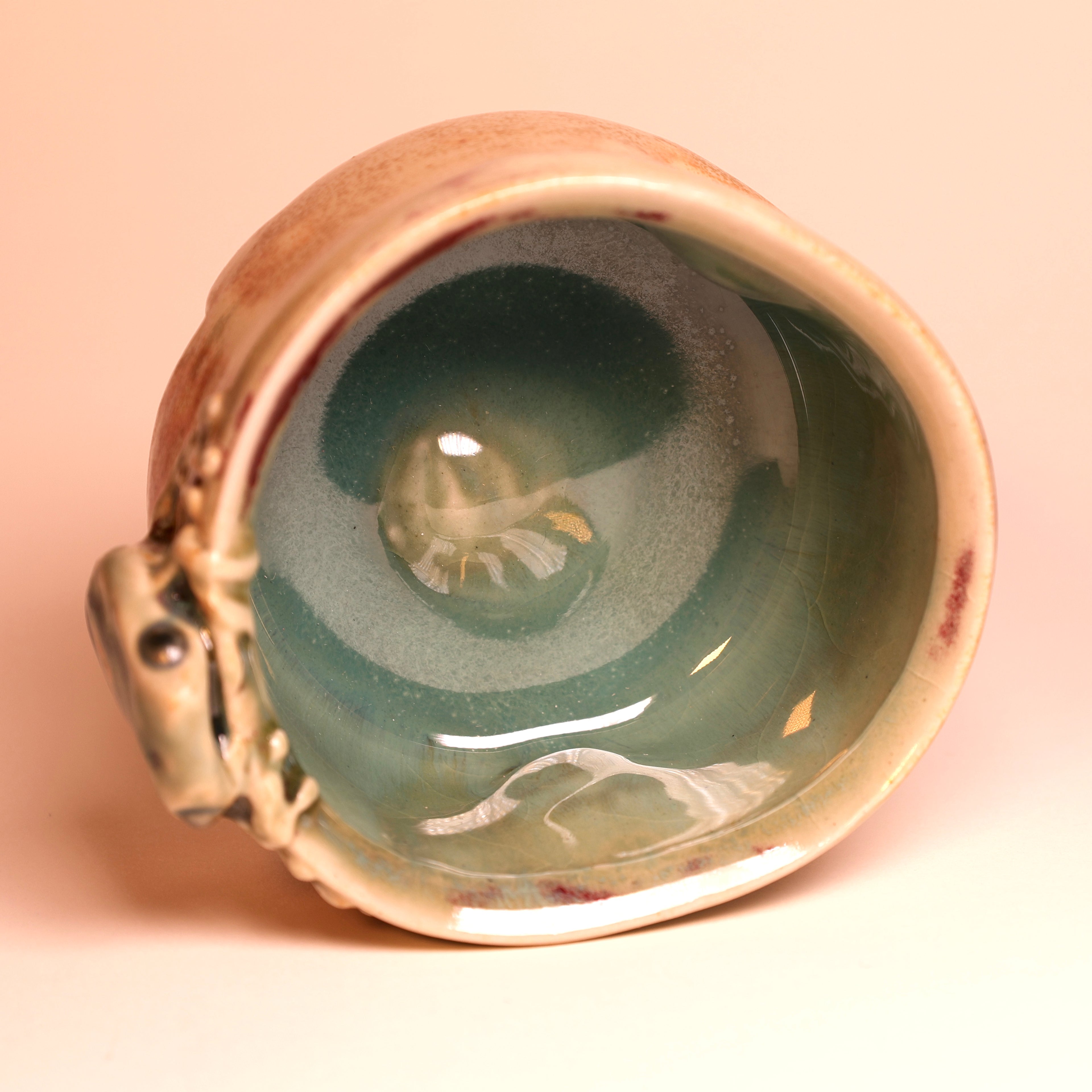 Mossy Frog Tea Cup