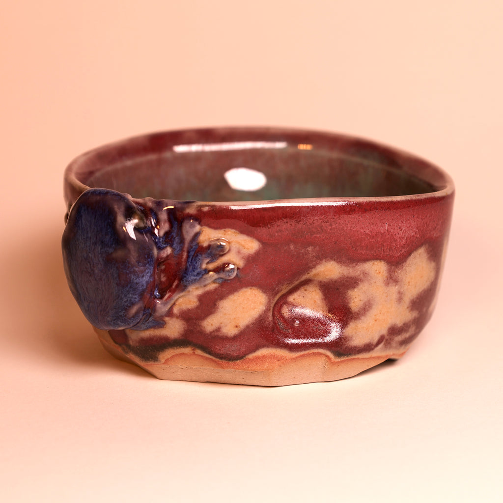 Violet Frog Tea Cup