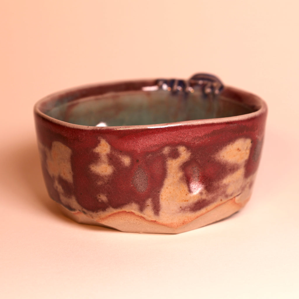 Violet Frog Tea Cup