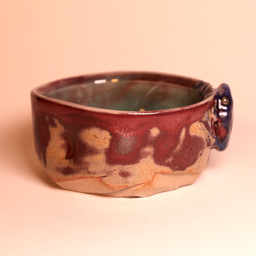 Violet Frog Tea Cup