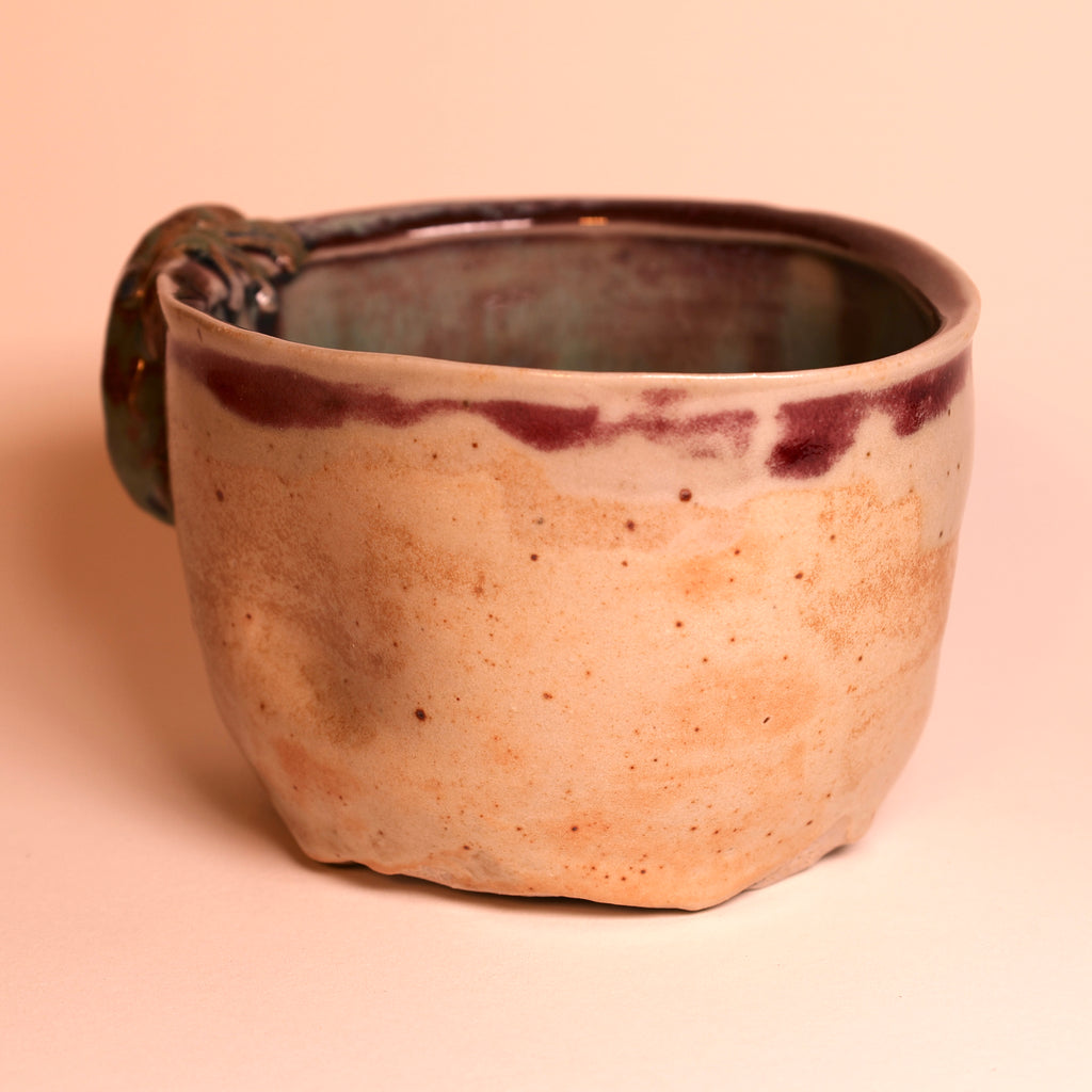 Teal Frog Tea Bowl (Medium)