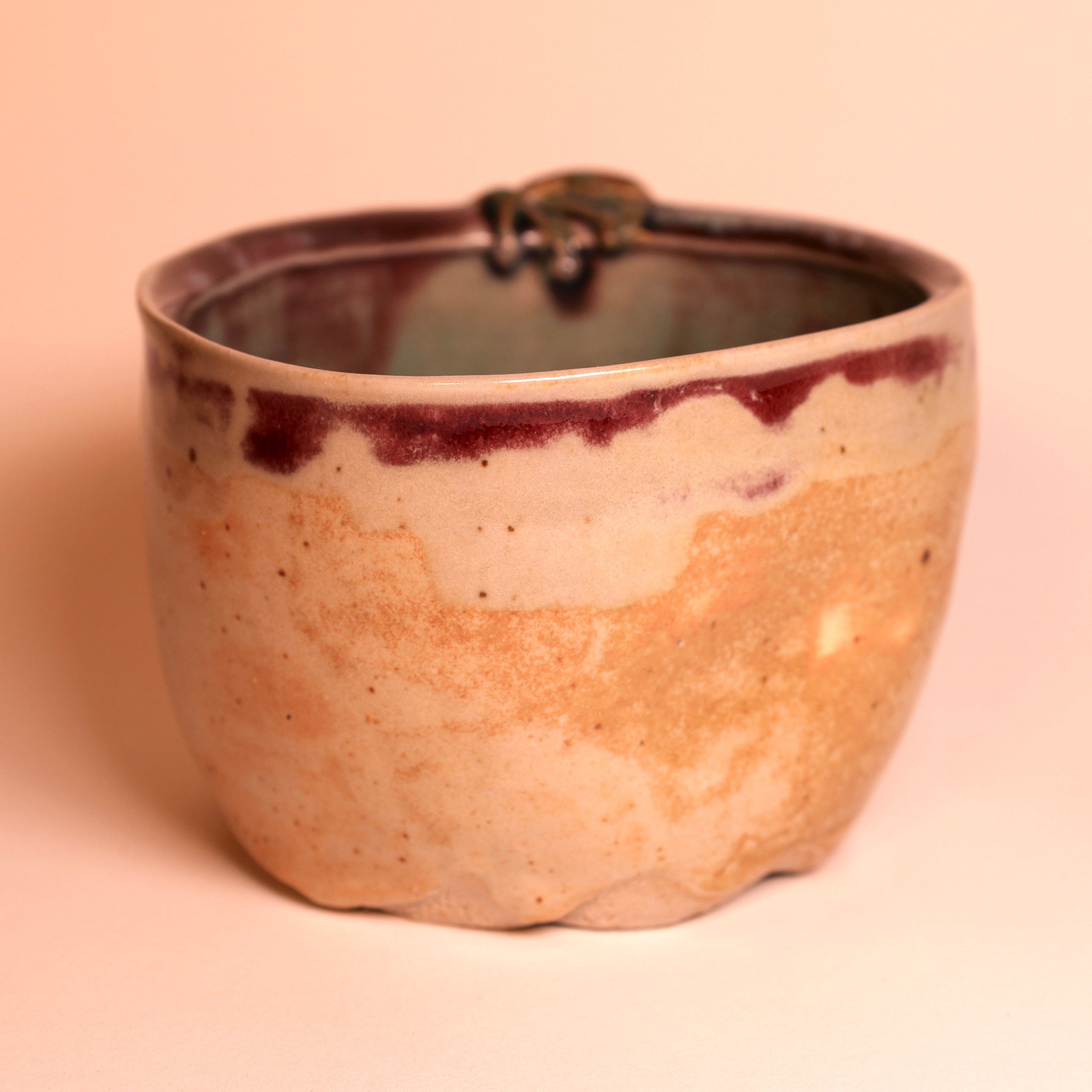 Teal Frog Tea Bowl (Medium)