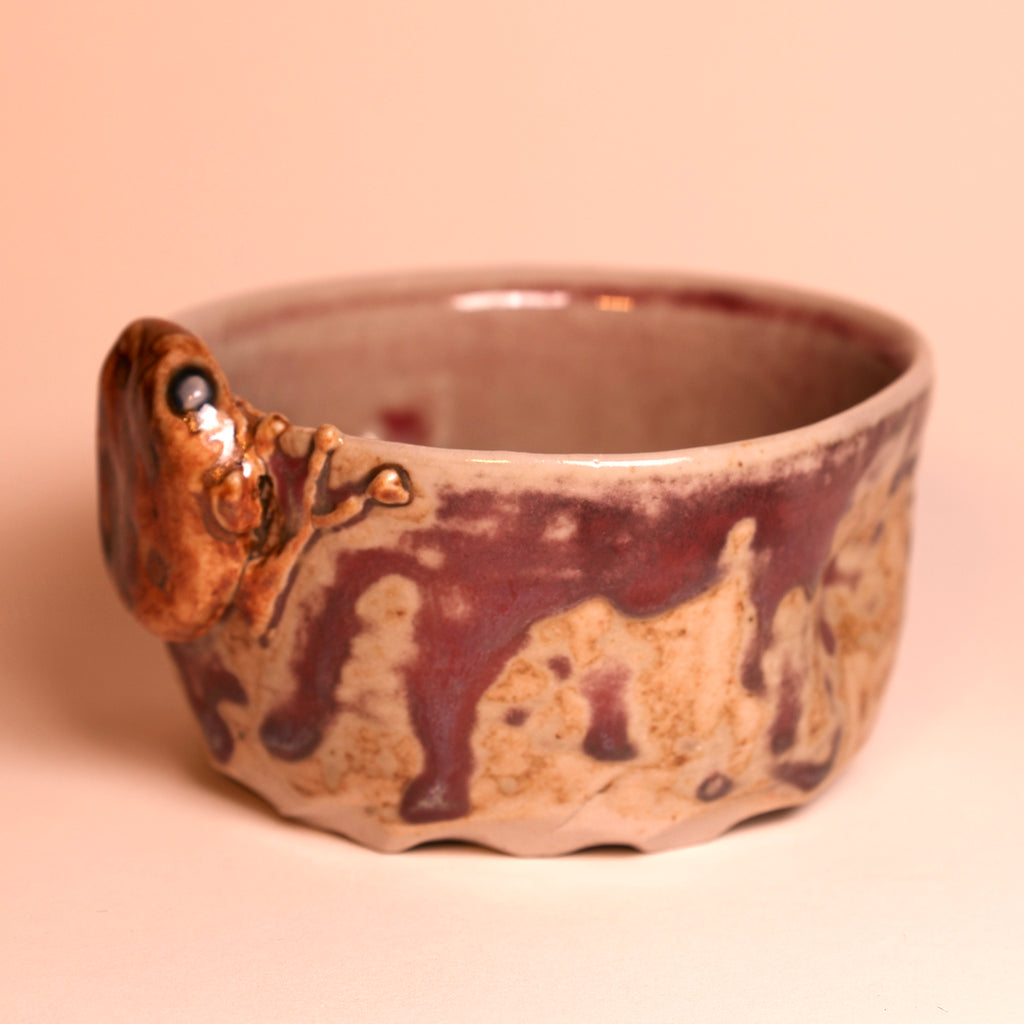 Mottled Frog Tea Cup