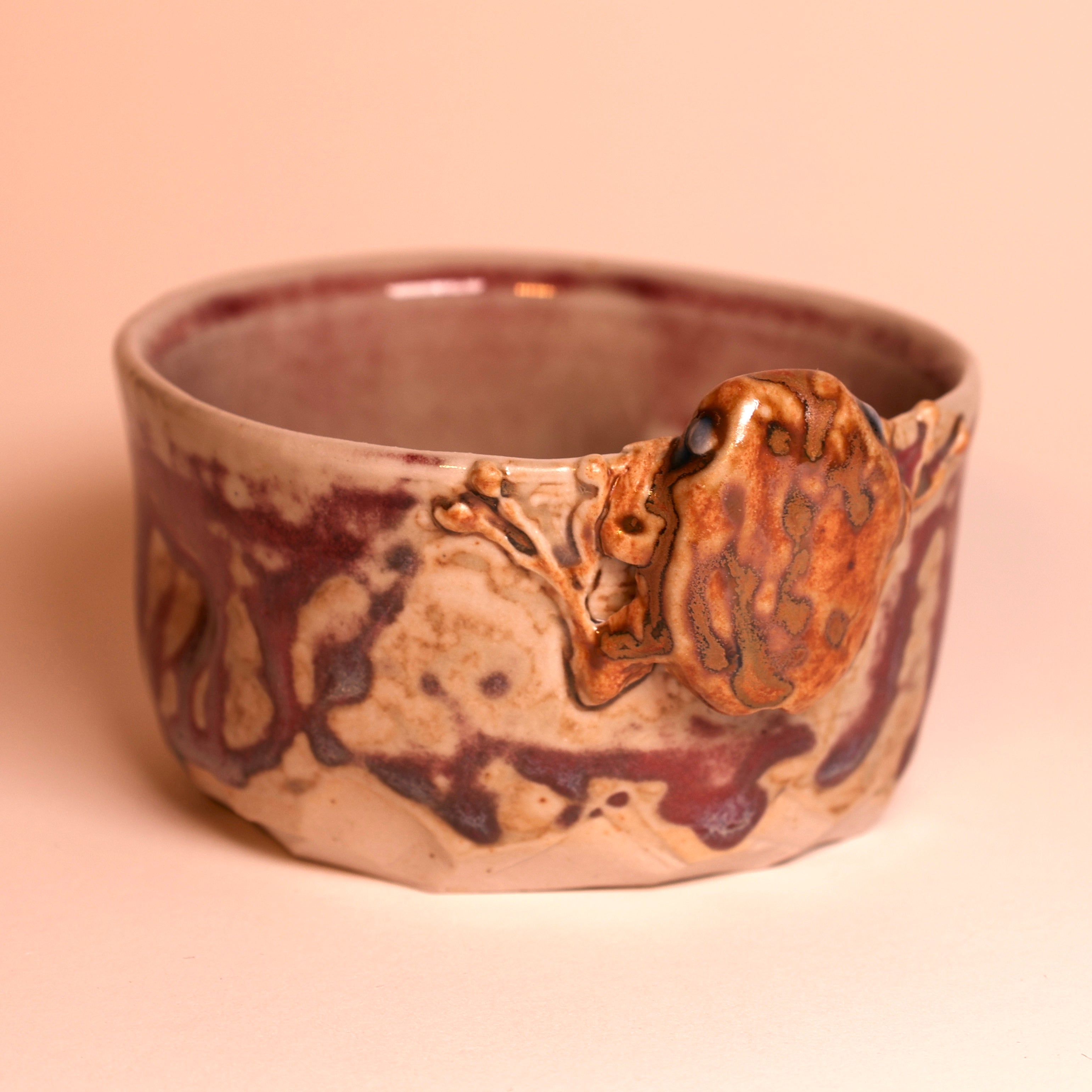 Mottled Frog Tea Cup