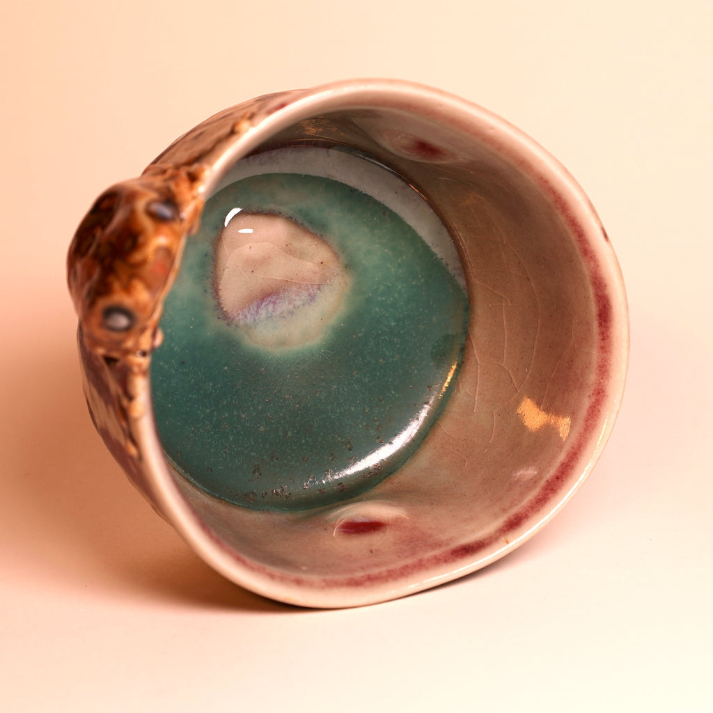 Mottled Frog Tea Cup