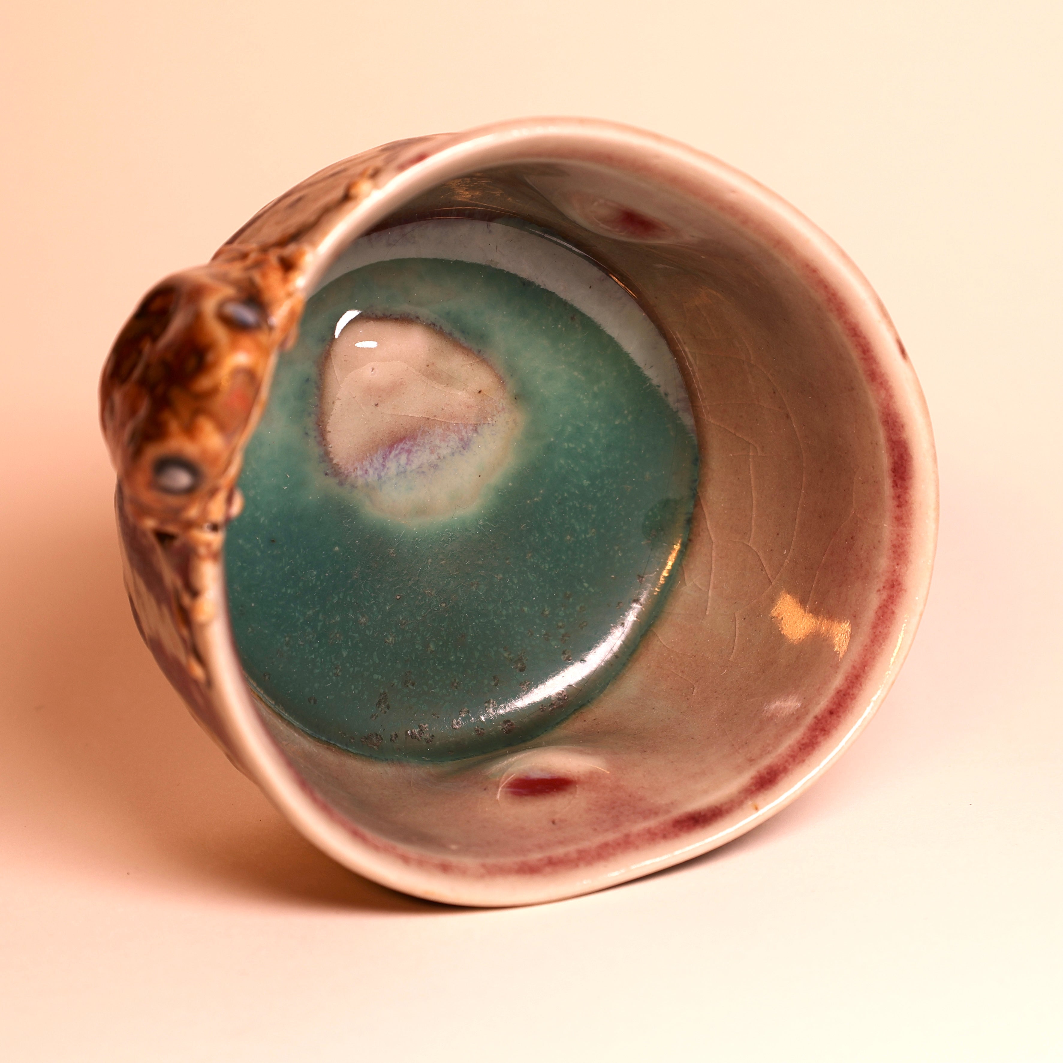 Mottled Frog Tea Cup