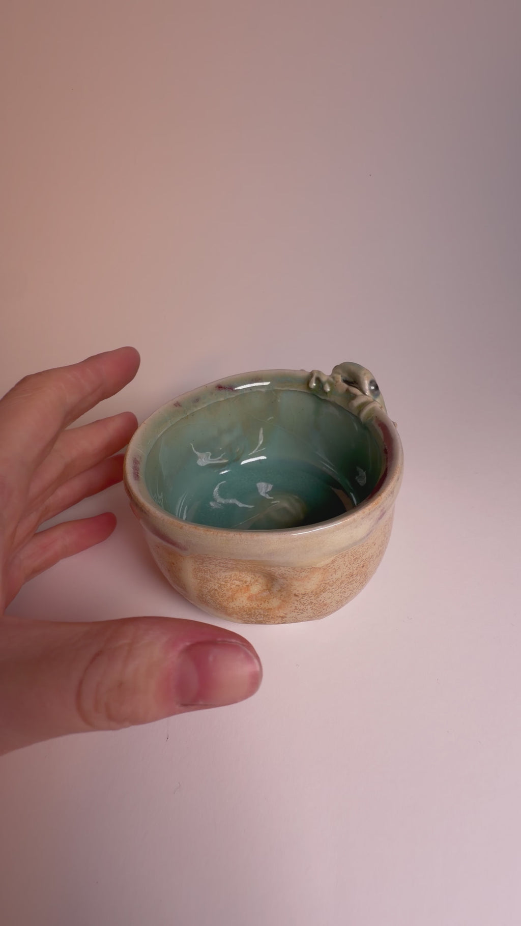 Mossy Frog Tea Cup